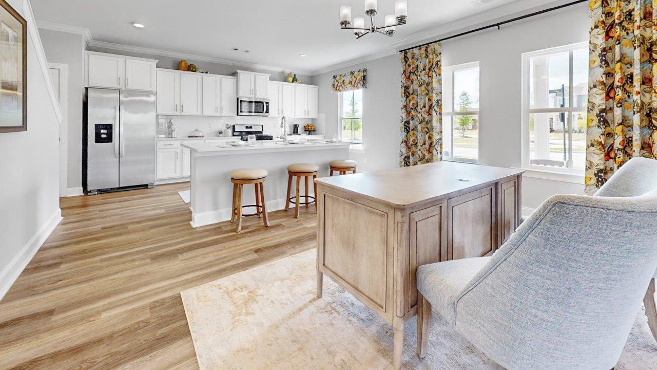 Carroll floorplan with LVP Flooring, Quartz countertops, and SmartHome technology