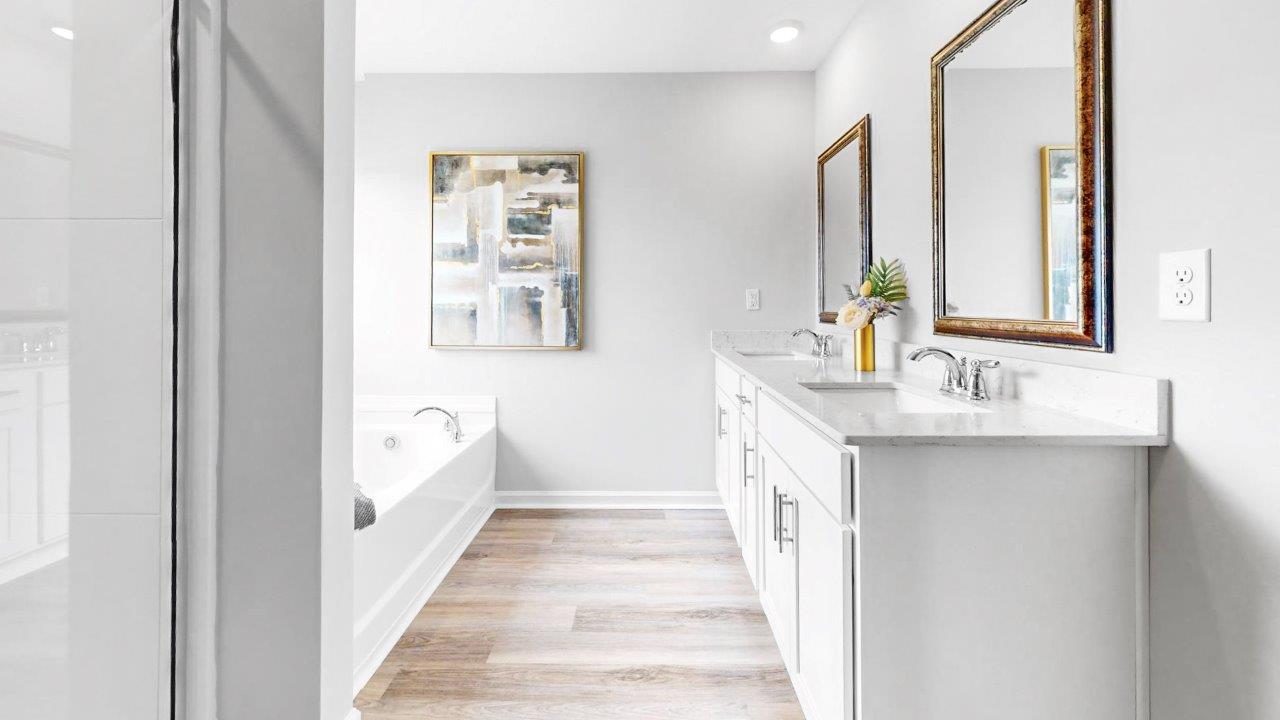 Carroll floorplan with LVP Flooring, Quartz countertops, and SmartHome technology