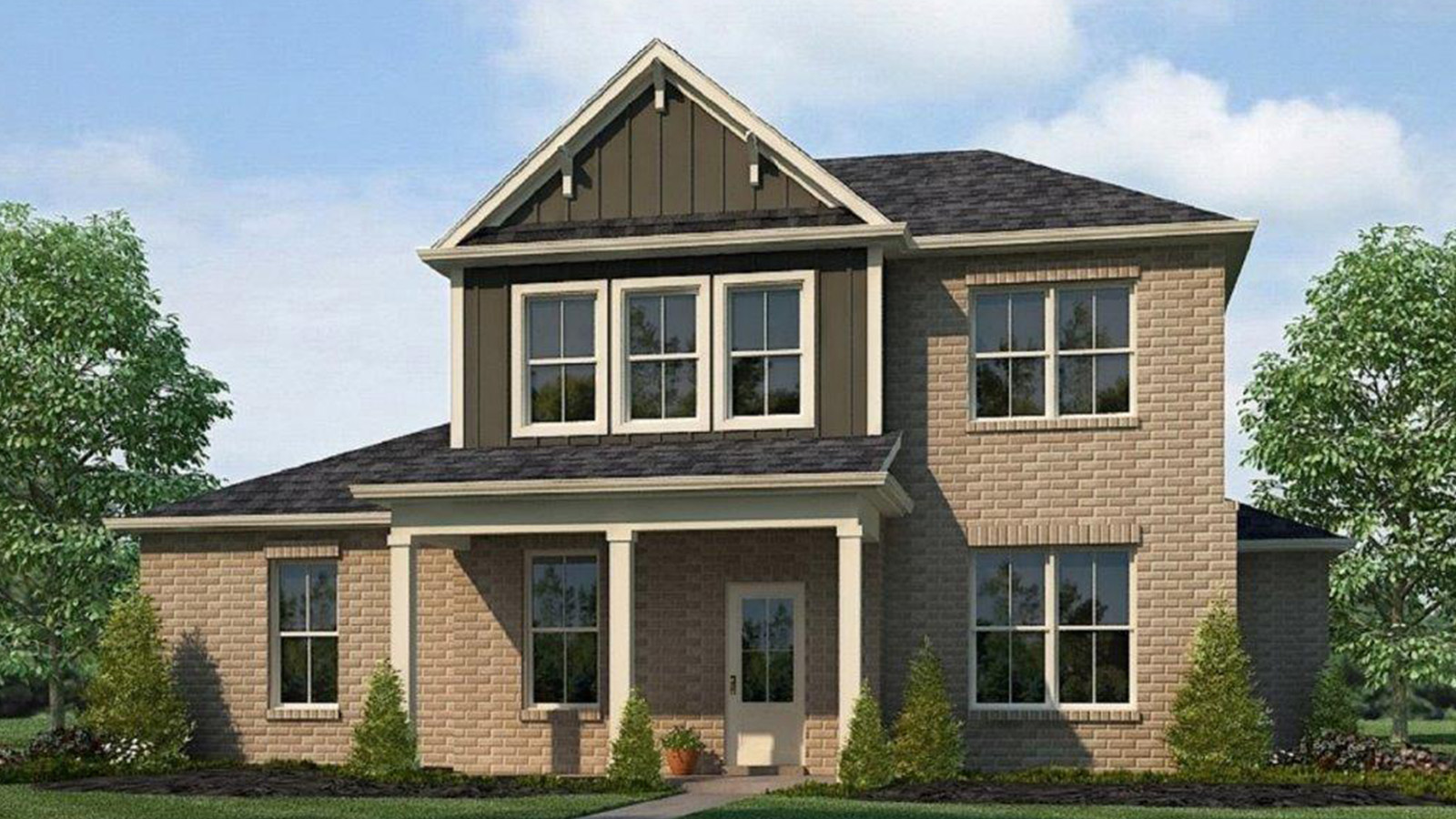 Grant floorplan exterior rendering
