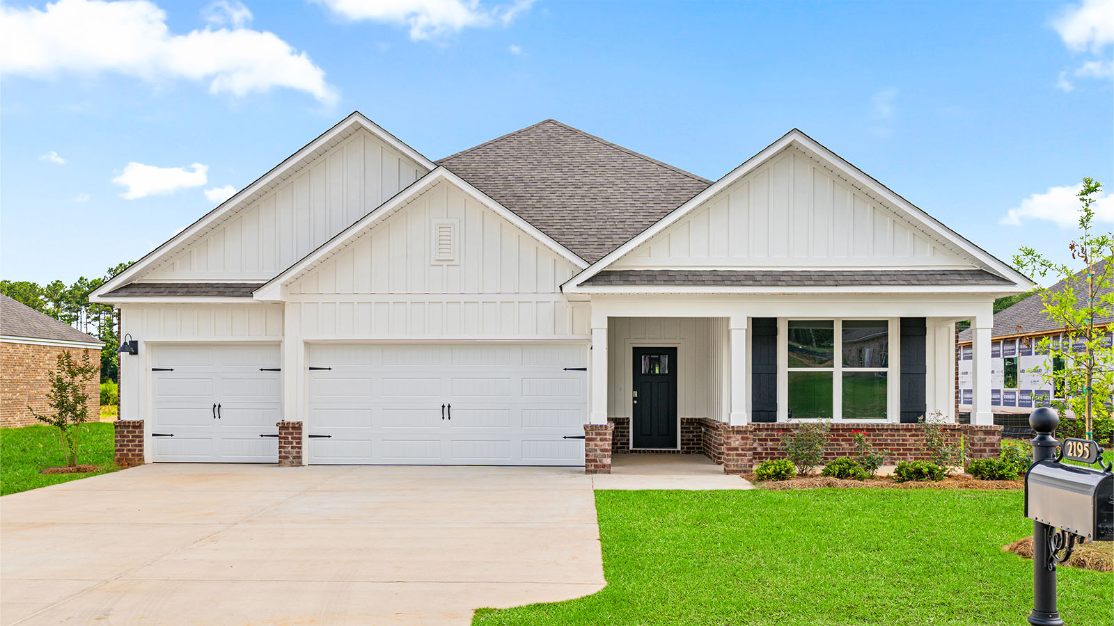 The Preserve exterior of one story home