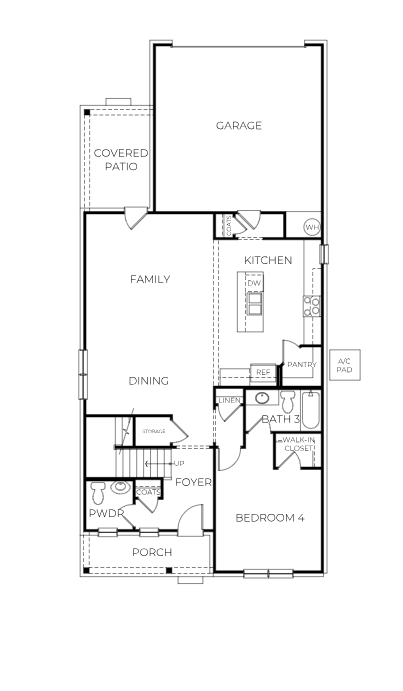 Irwin floor plan first floor