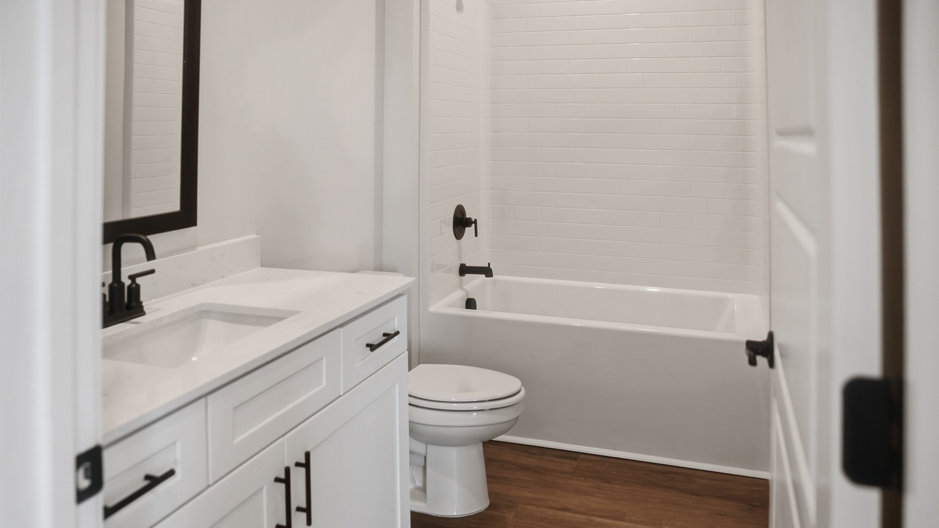 The Jackson floorplan with 9ft. ceilings, LVP flooring, and quartz countertops.
