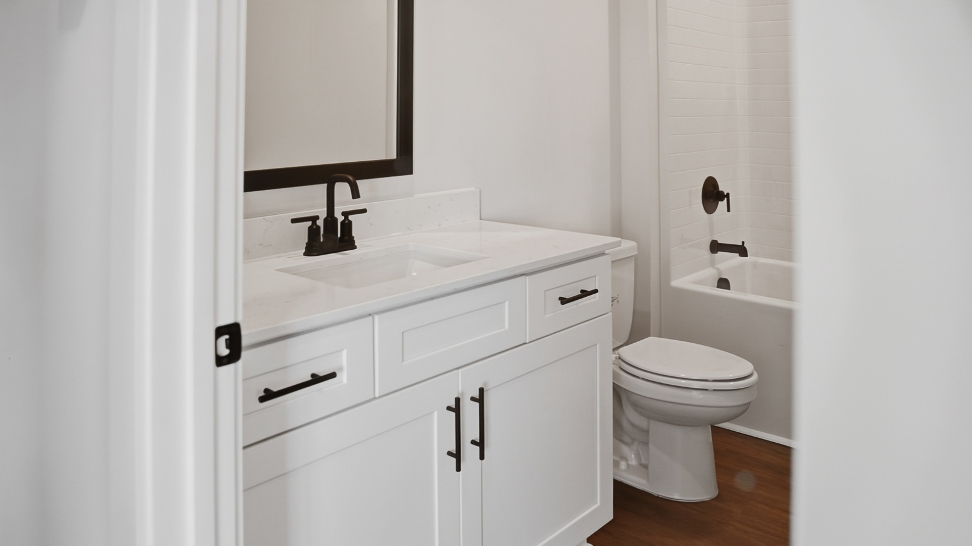 The Jackson floorplan with 9ft. ceilings, LVP flooring, and quartz countertops.