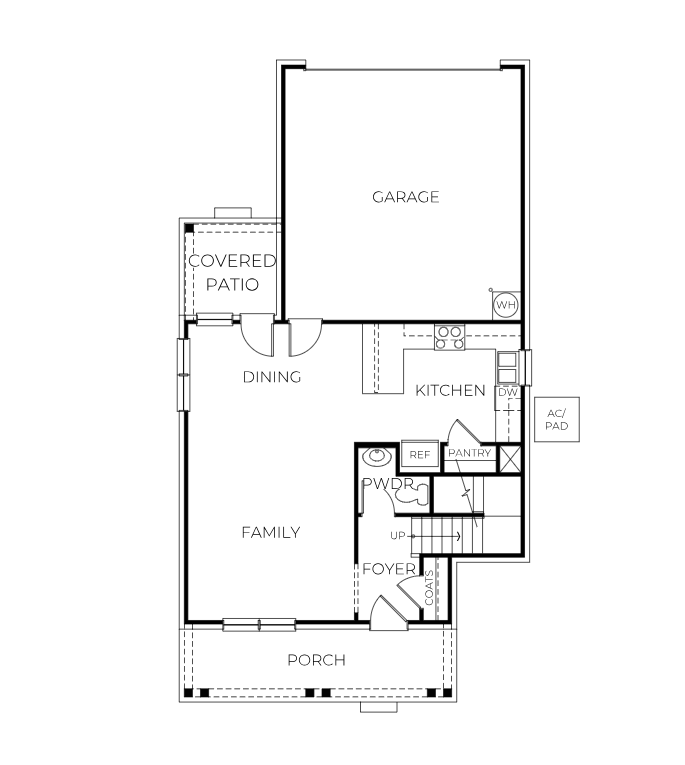 Marshall floor plan first floor