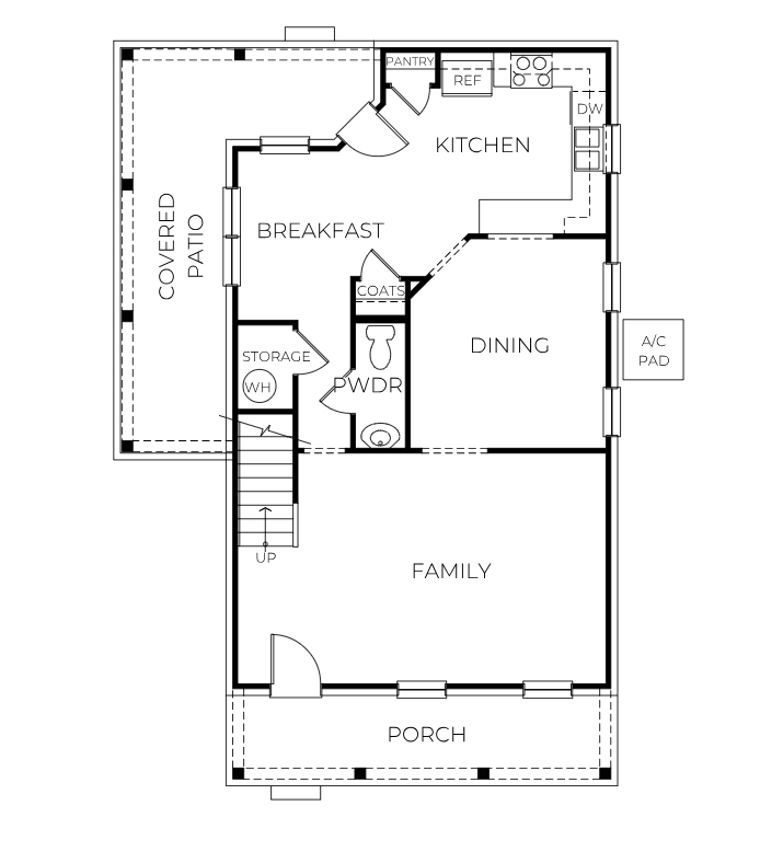 Ole Southside floor plan first floor