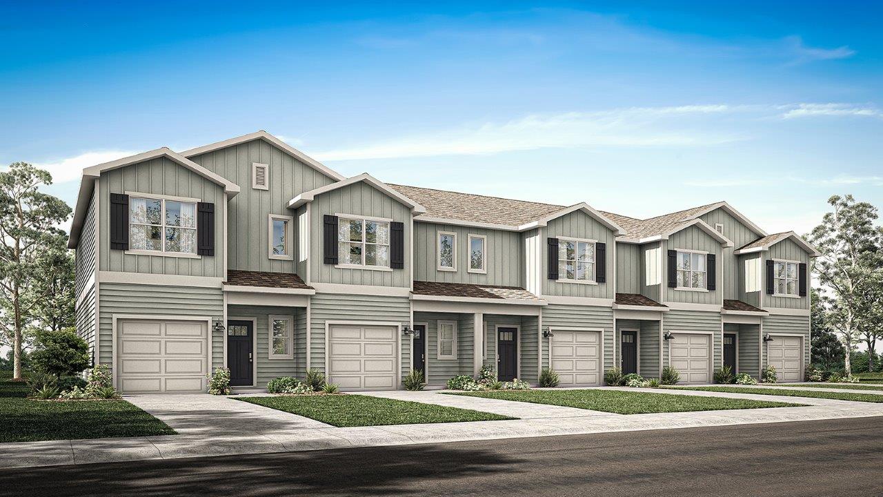 5 Plex Townhome Renderings