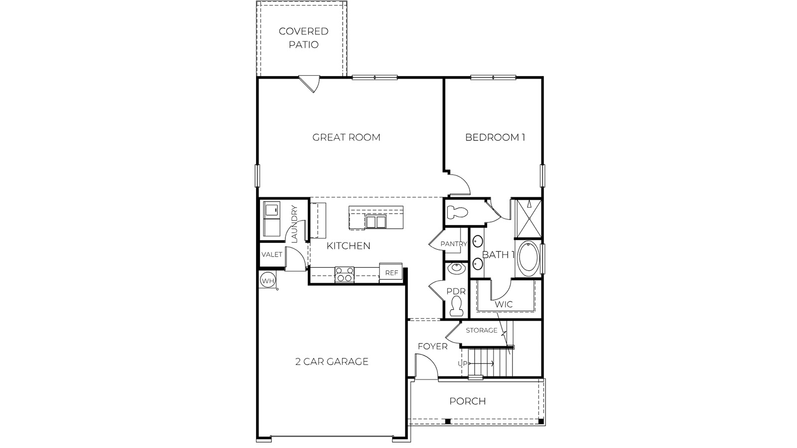 Belford Floorplan first level