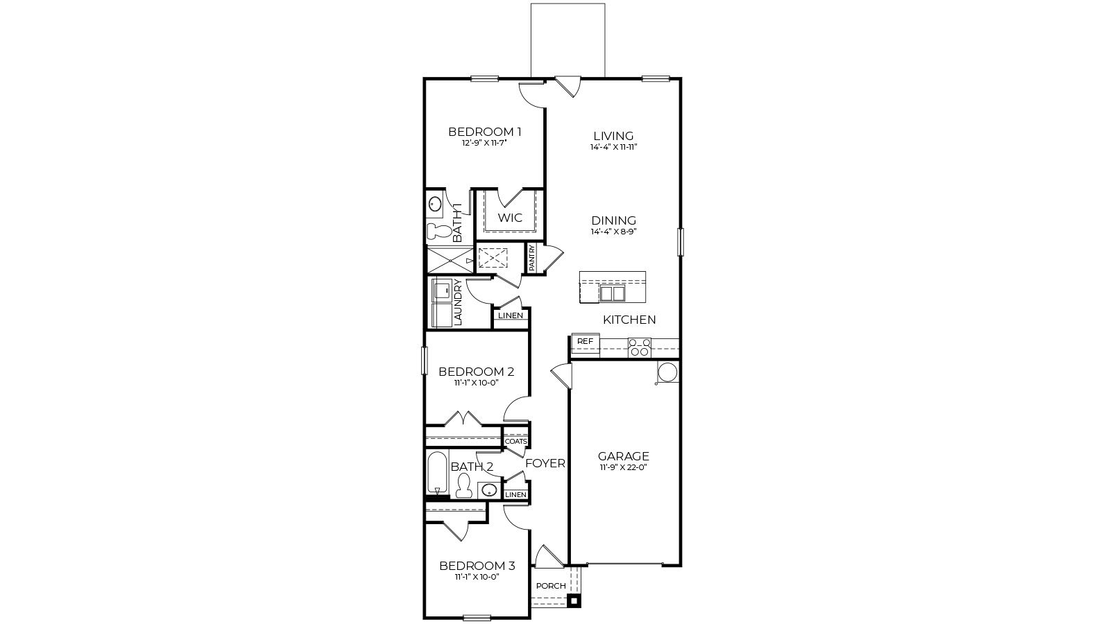 The Delilah Floorplan