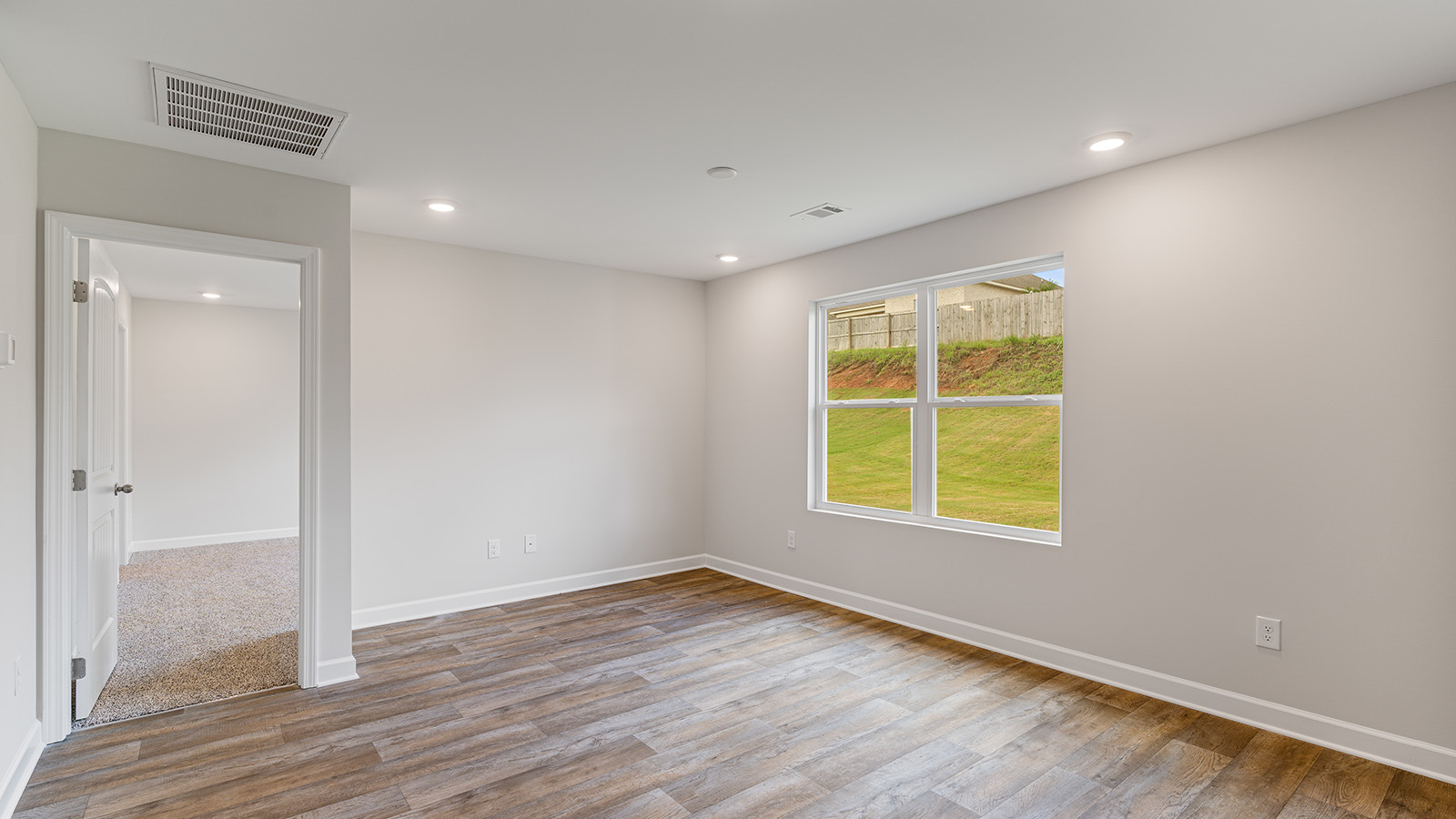 Interior photo of the living area of a freeport floorplan home