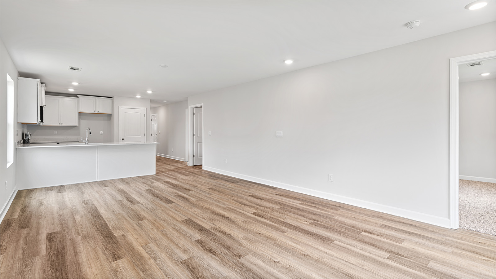 luxury vinyl plan flooring, natural light