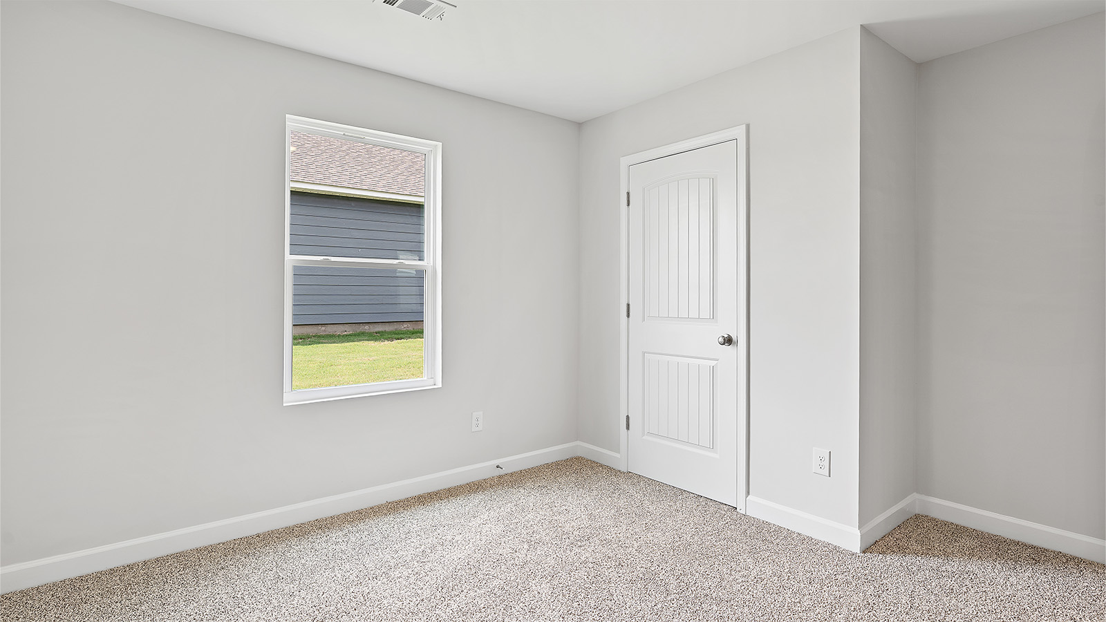 Mohawk carpeted bedrooms, natural lighting, new construction home