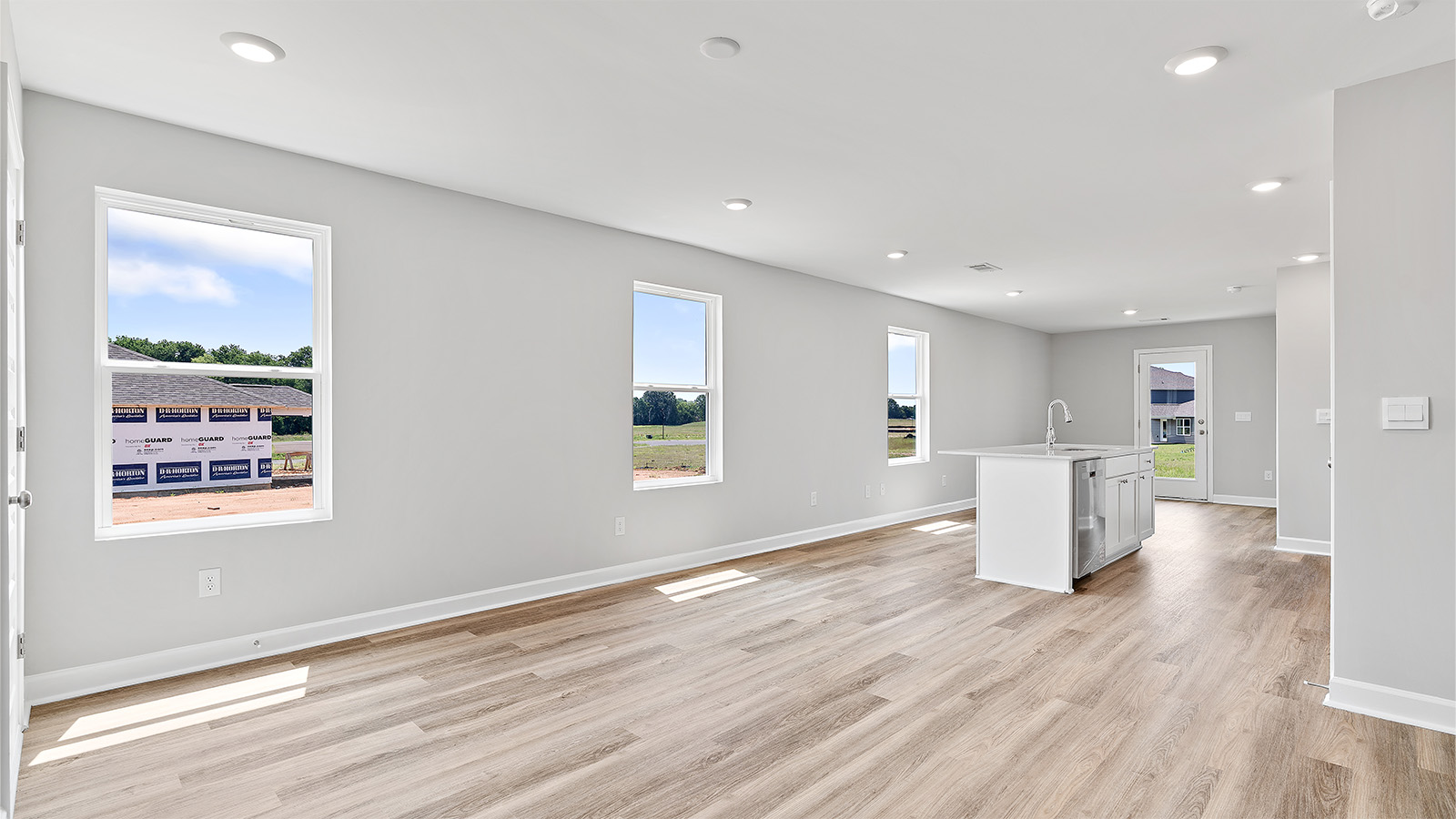 luxury vinyl plan flooring, natural light
