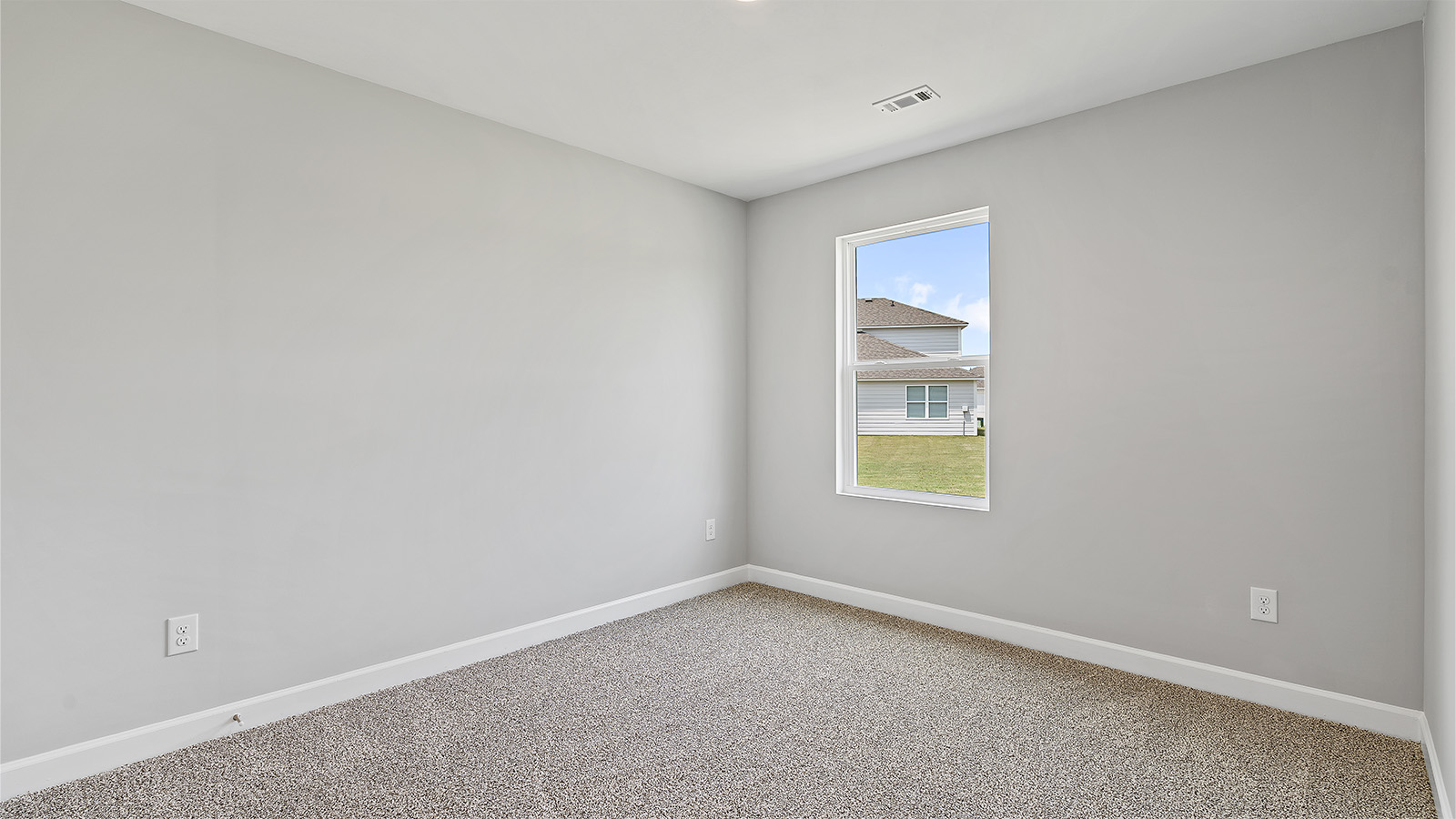 Mohawk carpeted bedrooms, natural lighting, new construction home