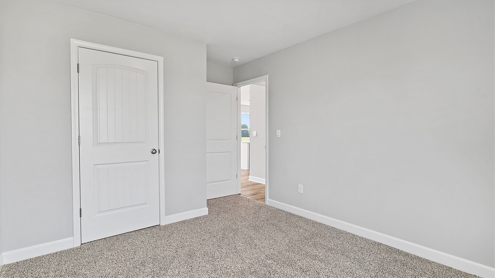 Mohawk carpeted bedrooms, natural lighting, new construction home