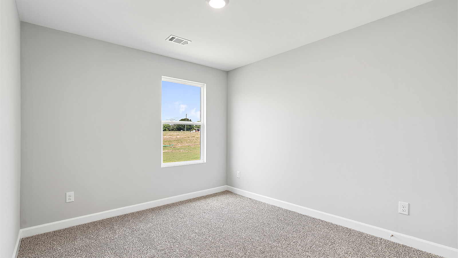 Mohawk carpeted bedrooms, natural lighting, new construction home