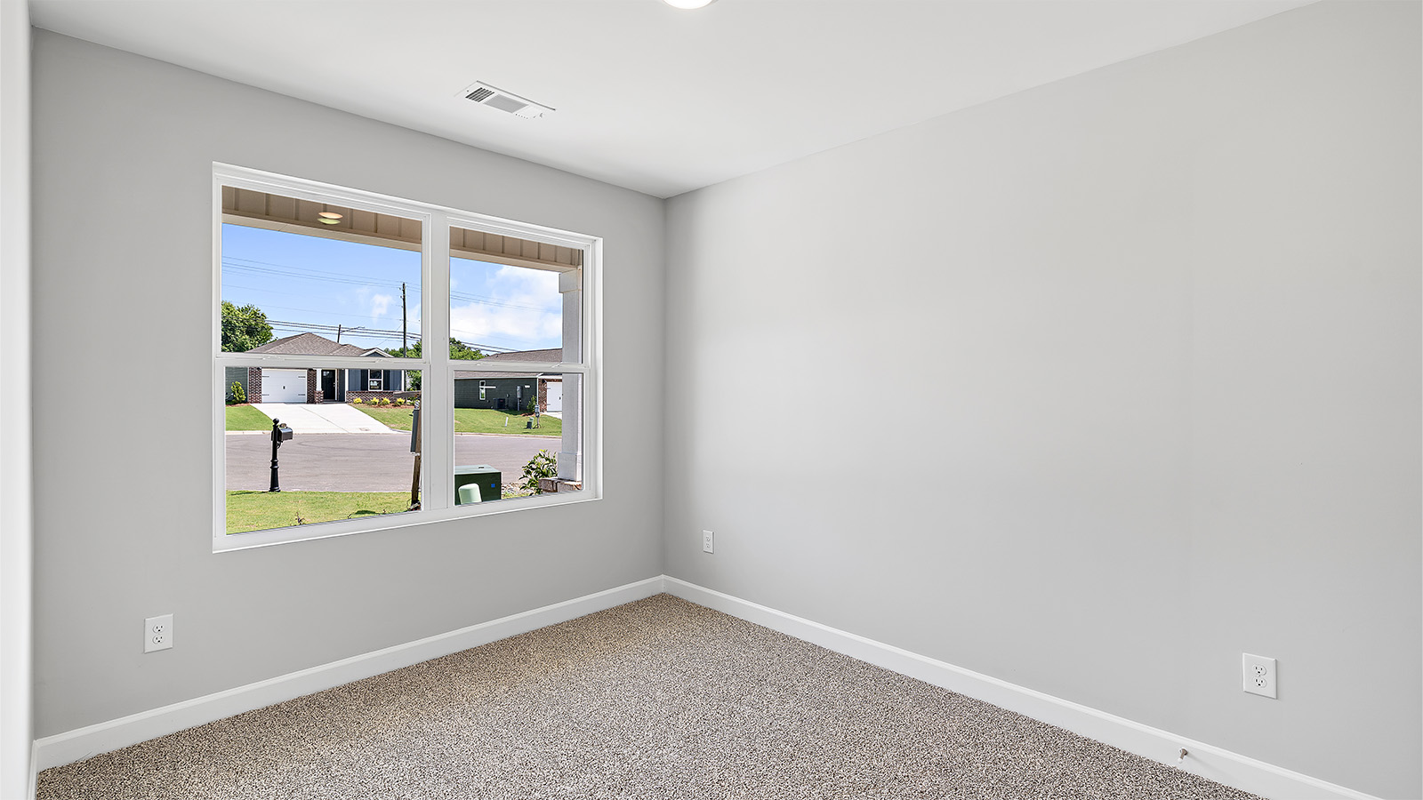 Mohawk carpeted bedrooms, natural lighting, new construction home