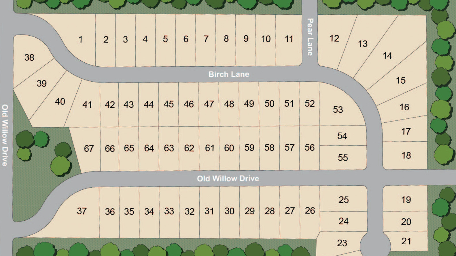 Static Lot Map