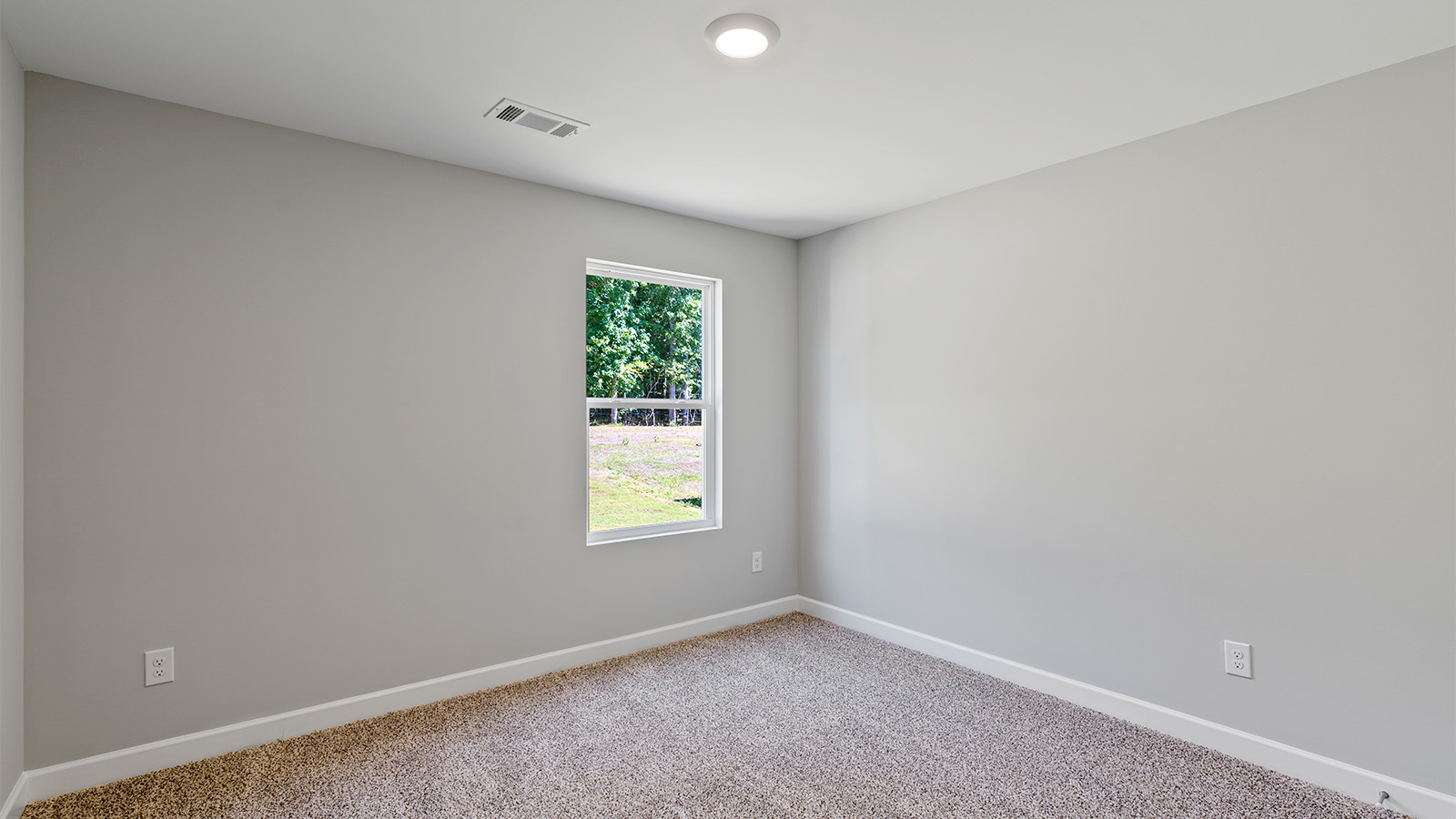 Mohawk carpeted bedrooms, natural lighting, new construction home