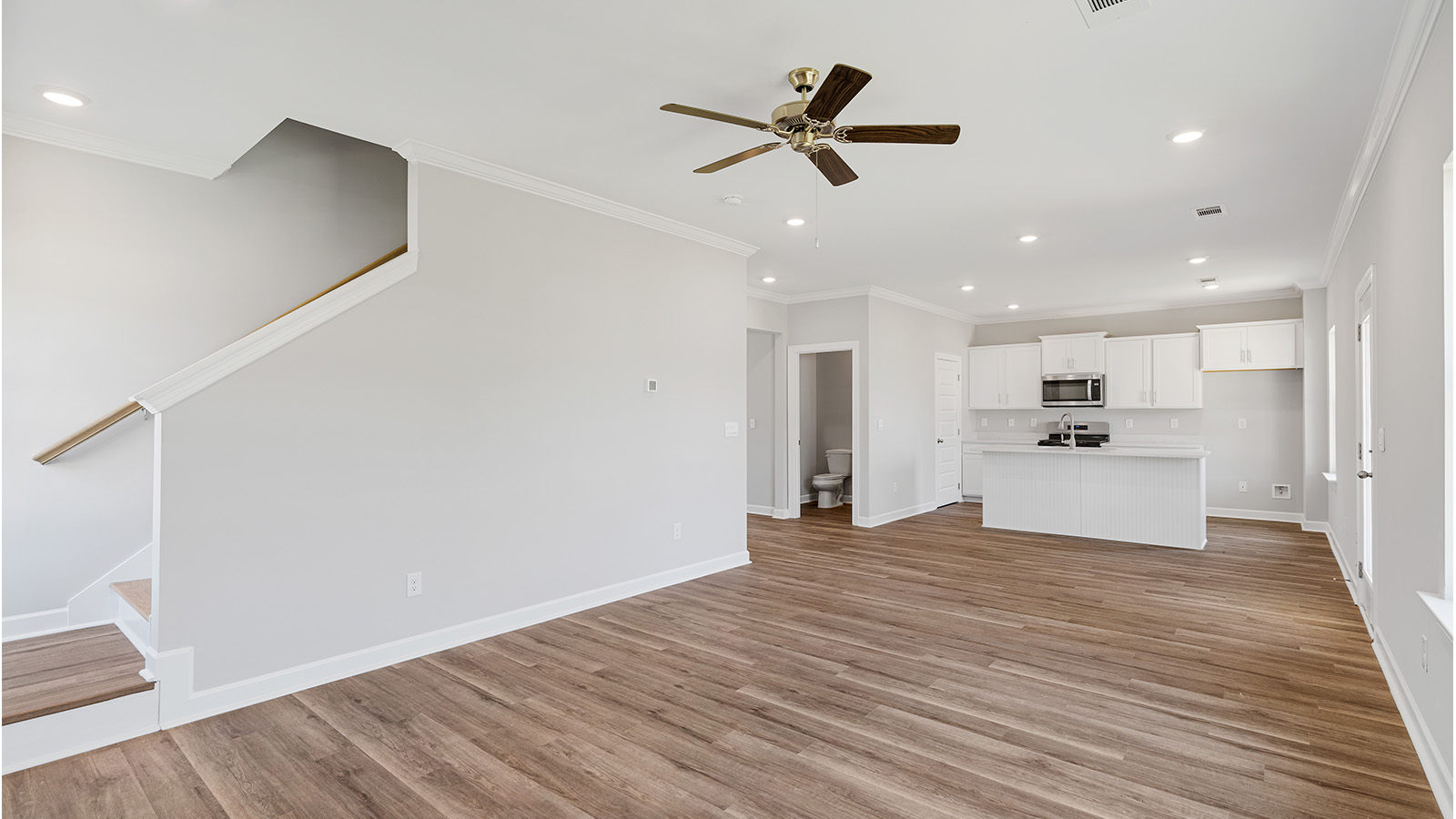 luxury vinyl plan flooring, natural light
