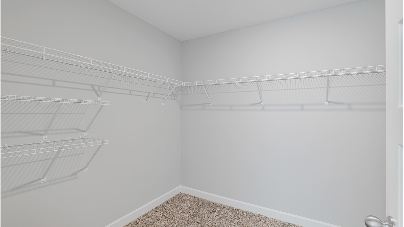 Mohawk carpeted bedrooms, natural lighting, new construction home