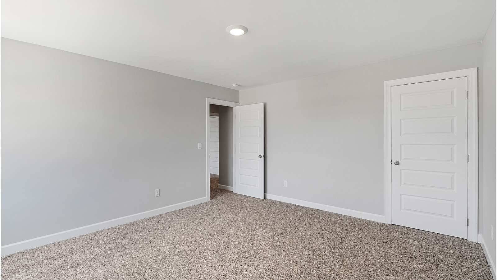 Mohawk carpeted bedrooms, natural lighting, new construction home