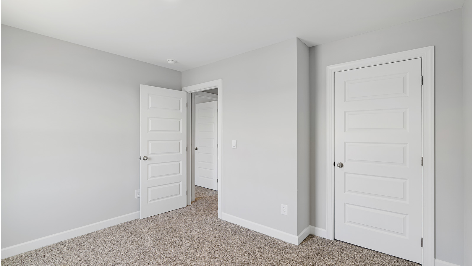 Mohawk carpeted bedrooms, natural lighting, new construction home