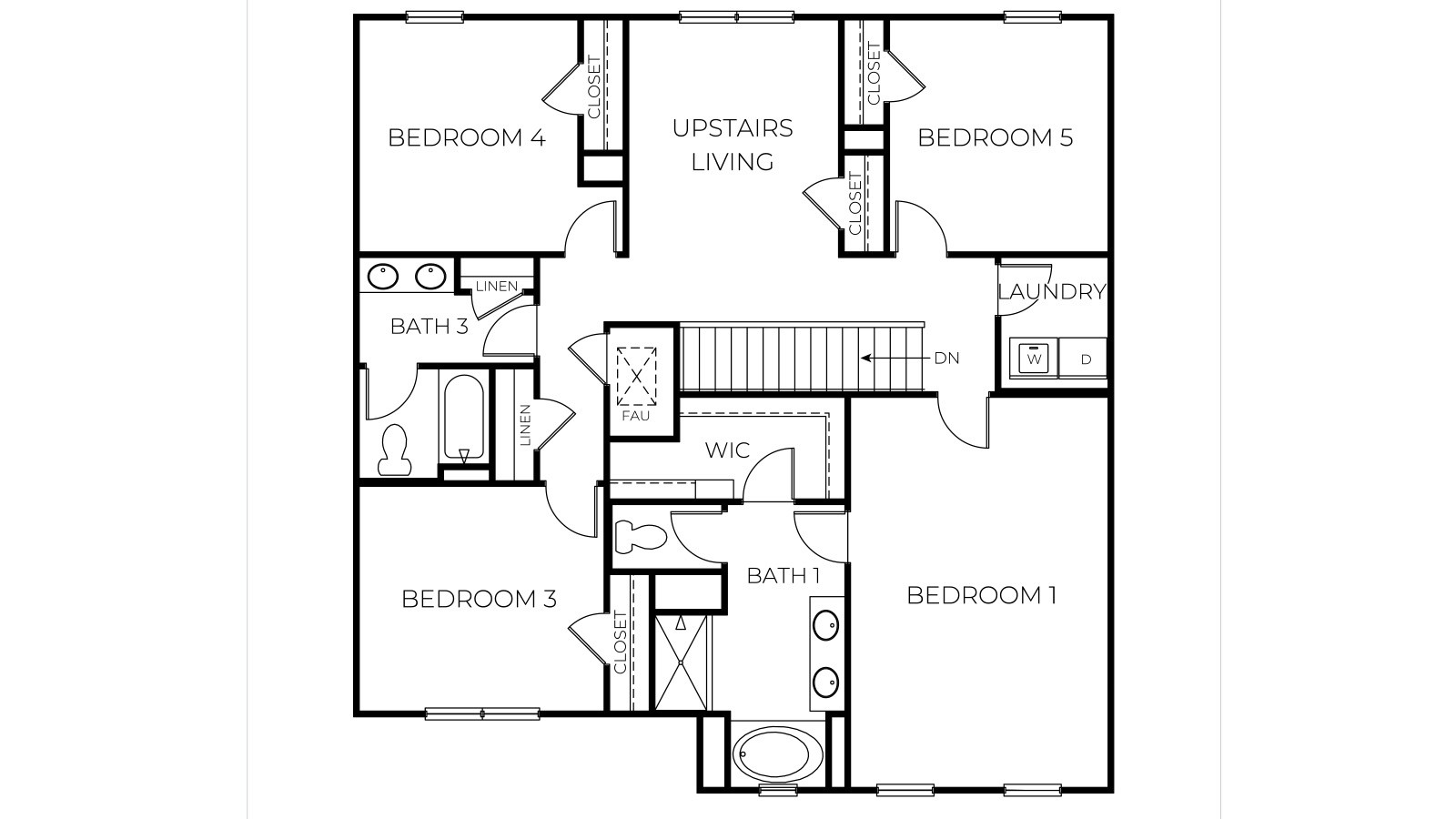 Carol Floorplan Upstairs