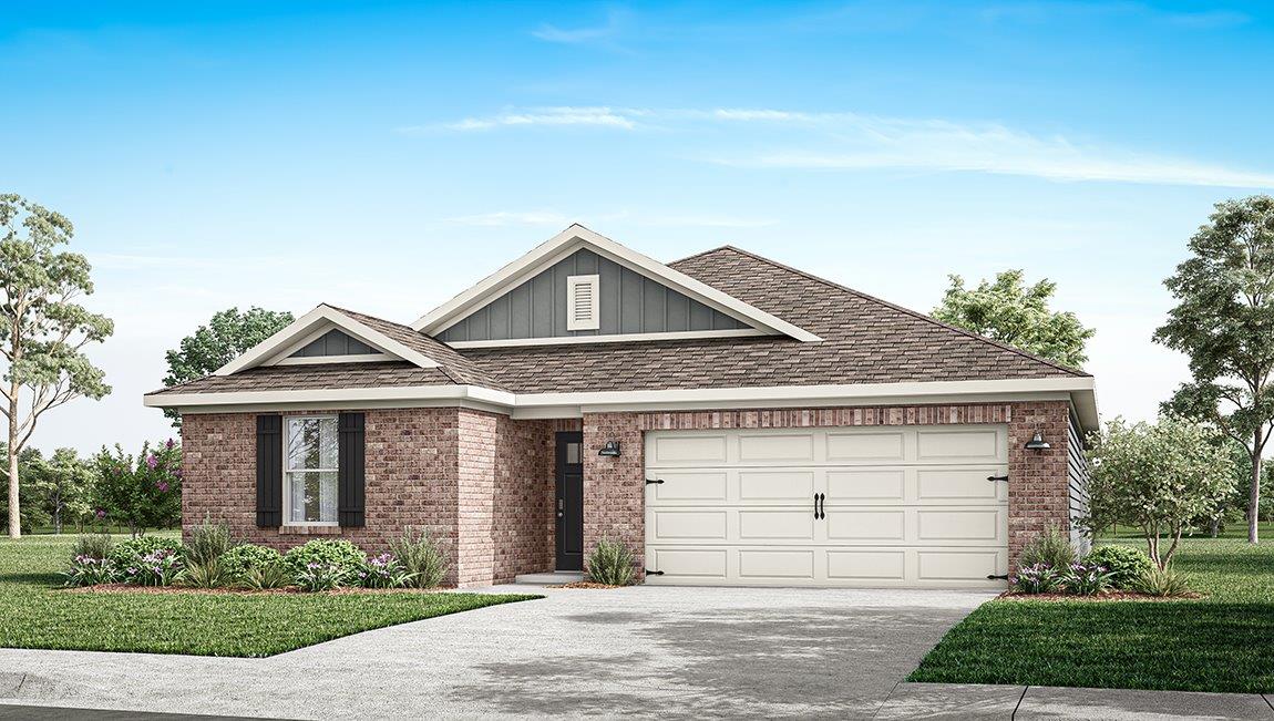 The Creekside A13 Elevation Exterior Rendering