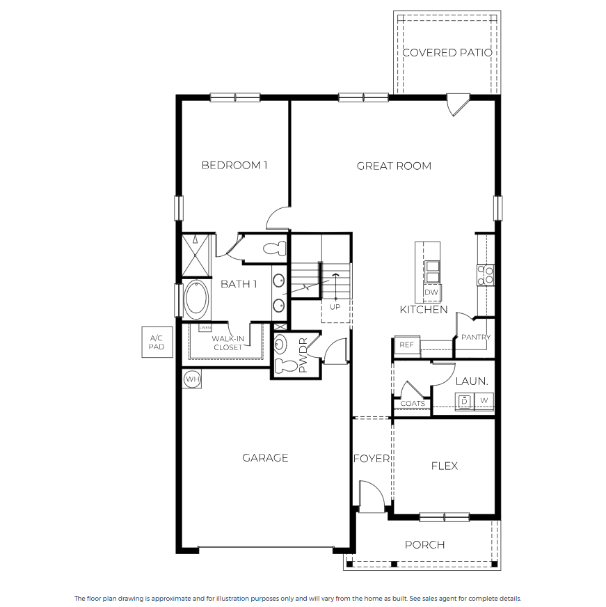 Embry floorplan first level
