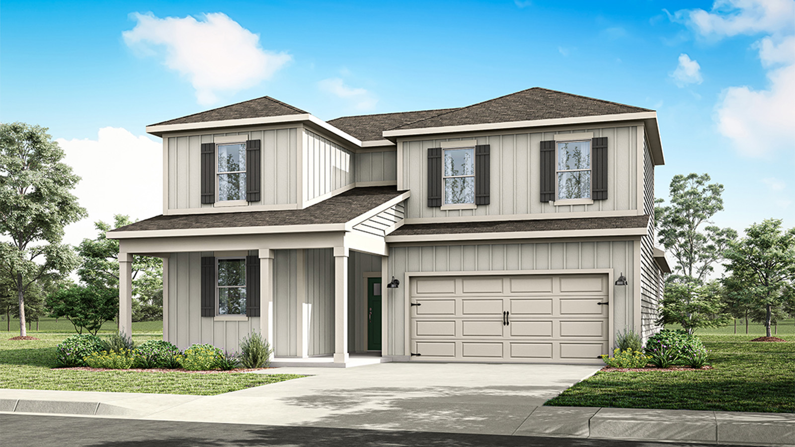 Opelika Plan Exterior Rendering