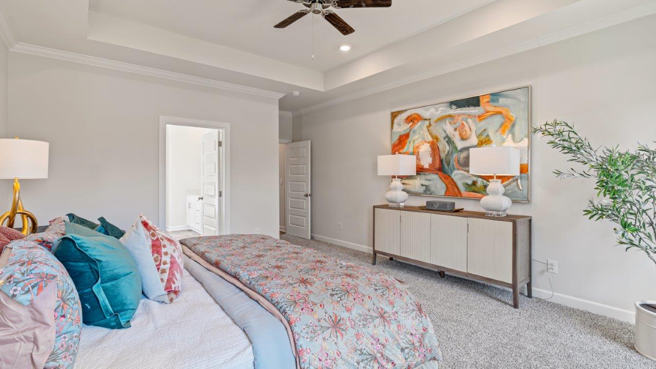 Avery floorplan space in Willow Point community Spacious owner’s suite in the Avery by D.R. Horton