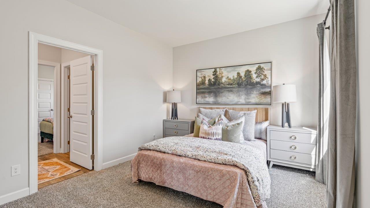Avery floorplan space in Willow Point community spacious bedroom in the Avery by D.R. Horton