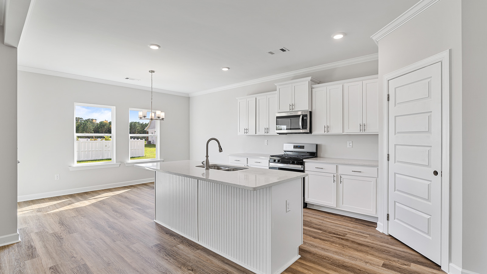 victoria floorplan quartz countertops LVP flooring