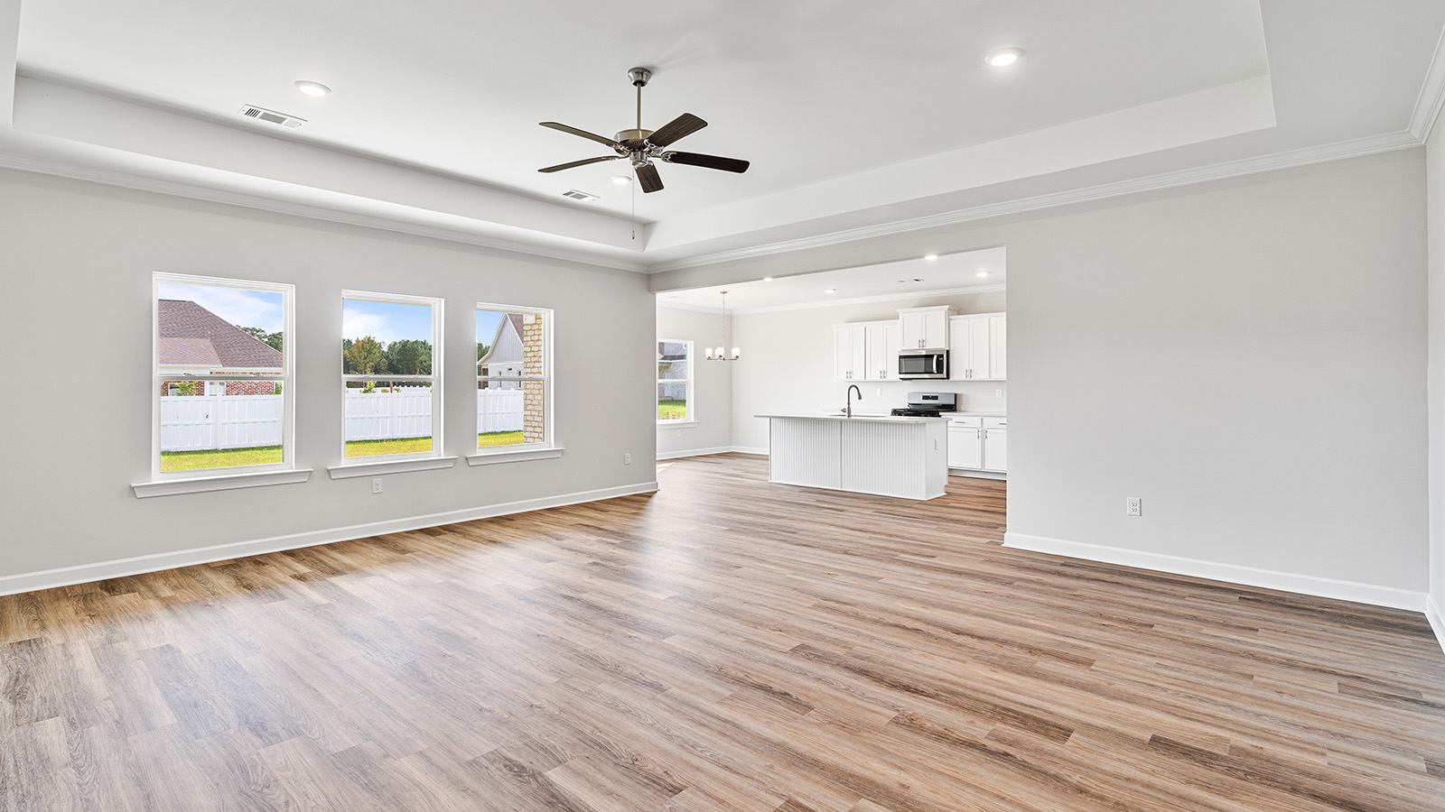 victoria floorplan quartz countertops LVP flooring