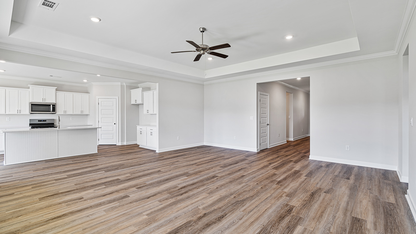 victoria floorplan quartz countertops LVP flooring