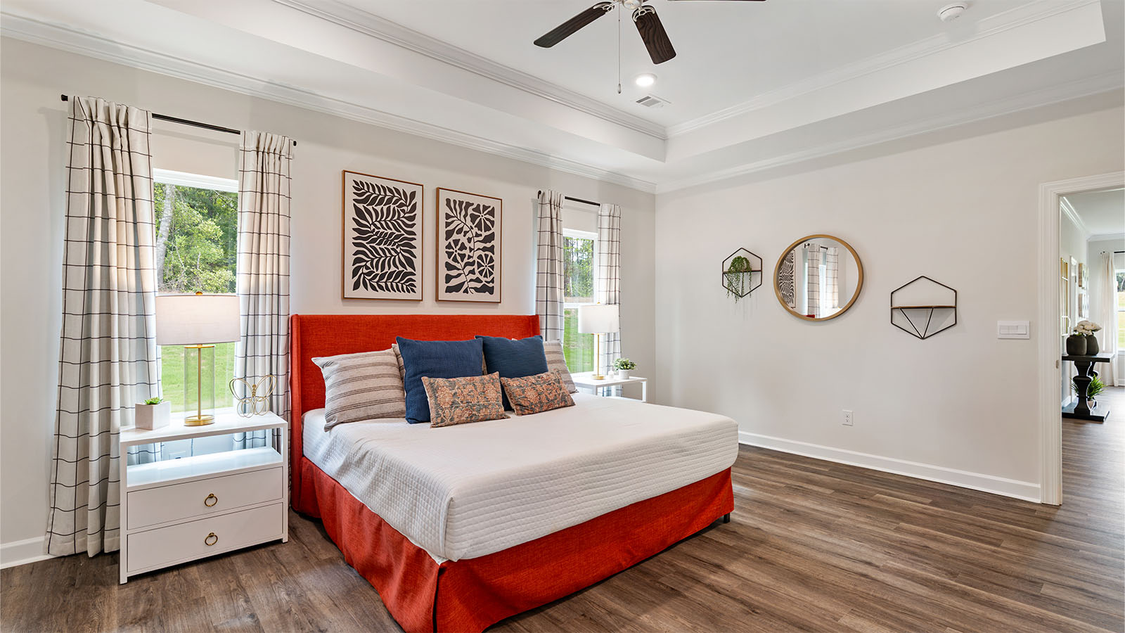 The Camden floorplan bedroom