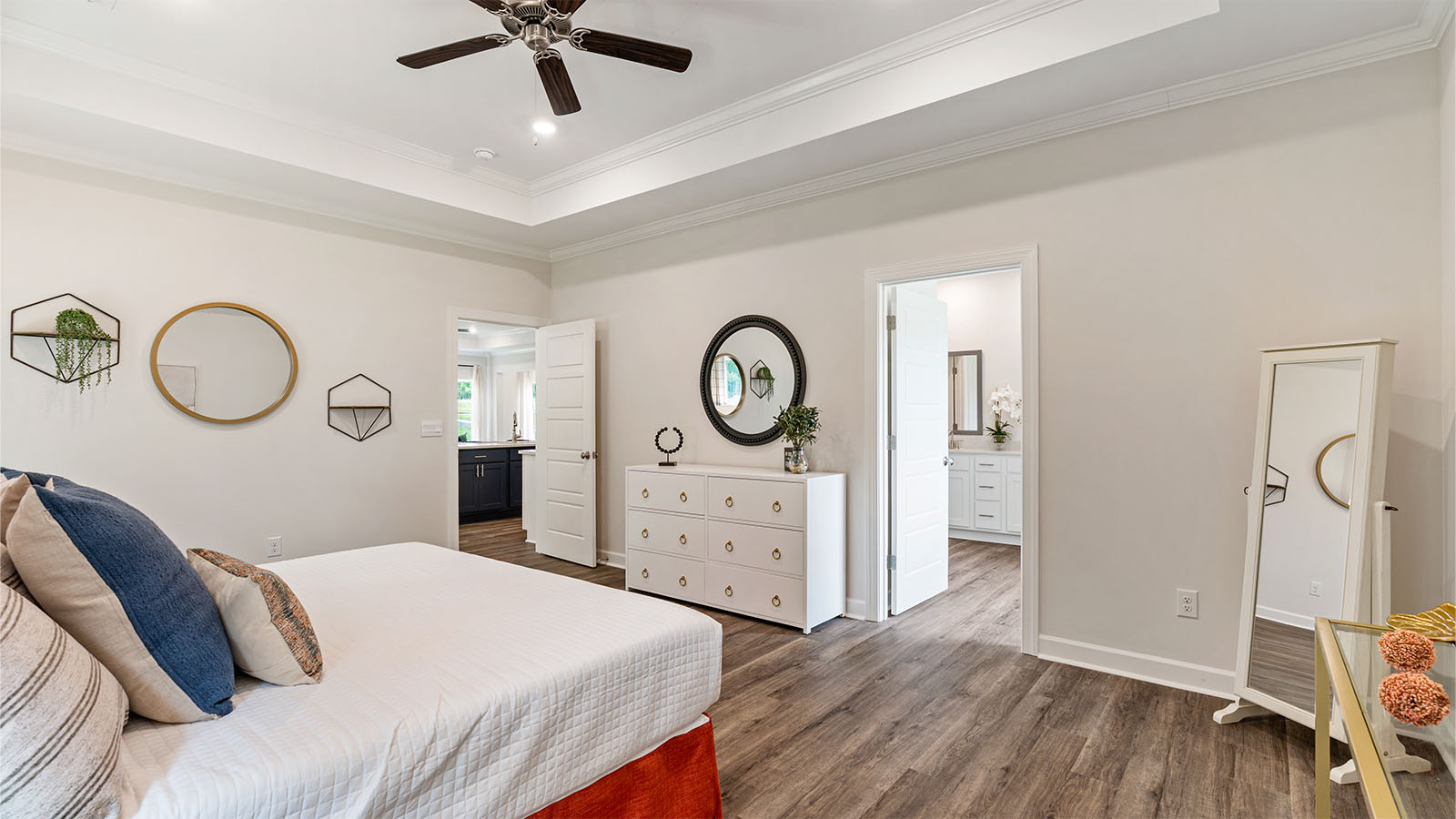 The Camden floorplan bedroom