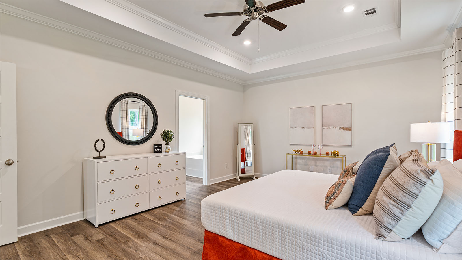The Camden floorplan bedroom