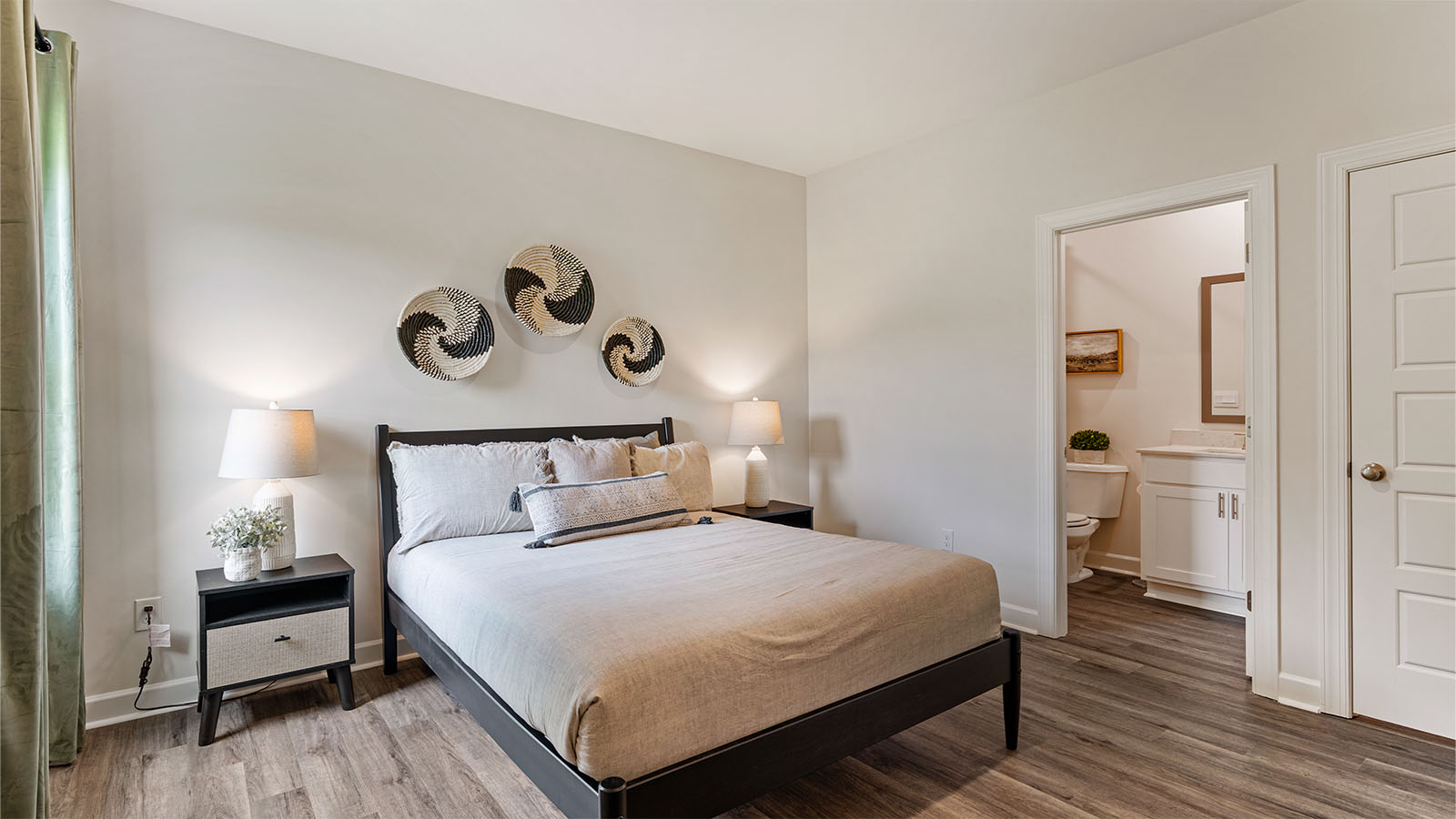 The Camden floorplan bedroom