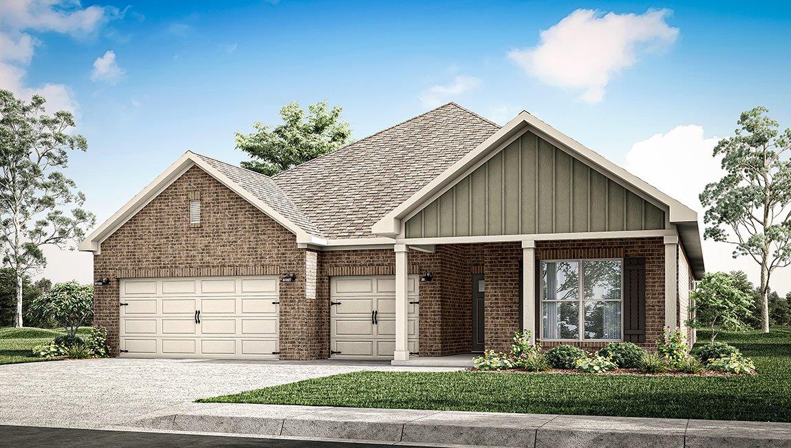 The Camden floorplan exterior rendering of the A4 elevation