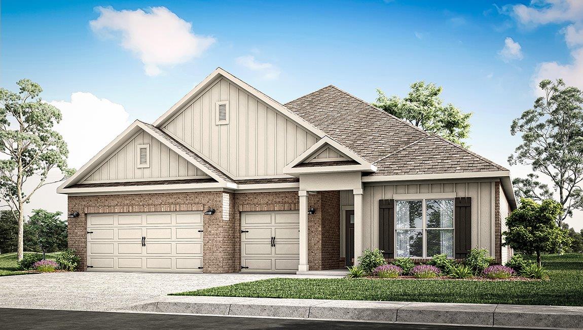 The Camden floorplan exterior rendering of the B11 elevation