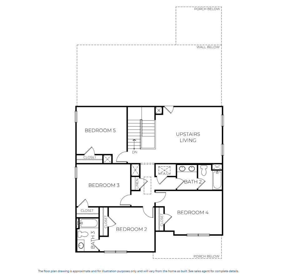 Ellie Floorplan second level