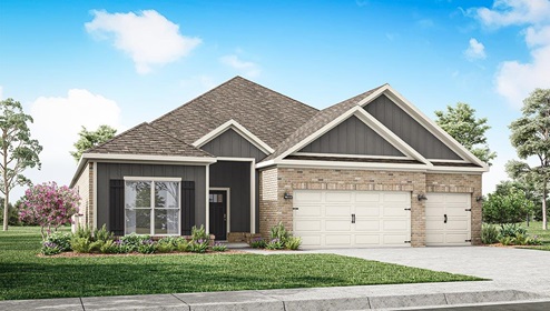 The Hawthorne floorplan exterior rendering of elevation B11