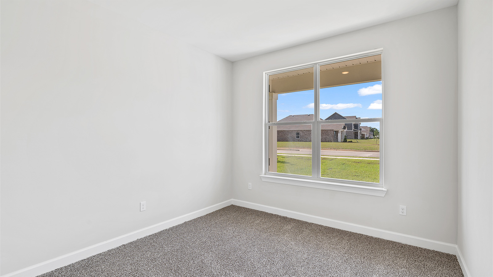 Mohawk carpeted bedrooms, natural lighting, new construction home
