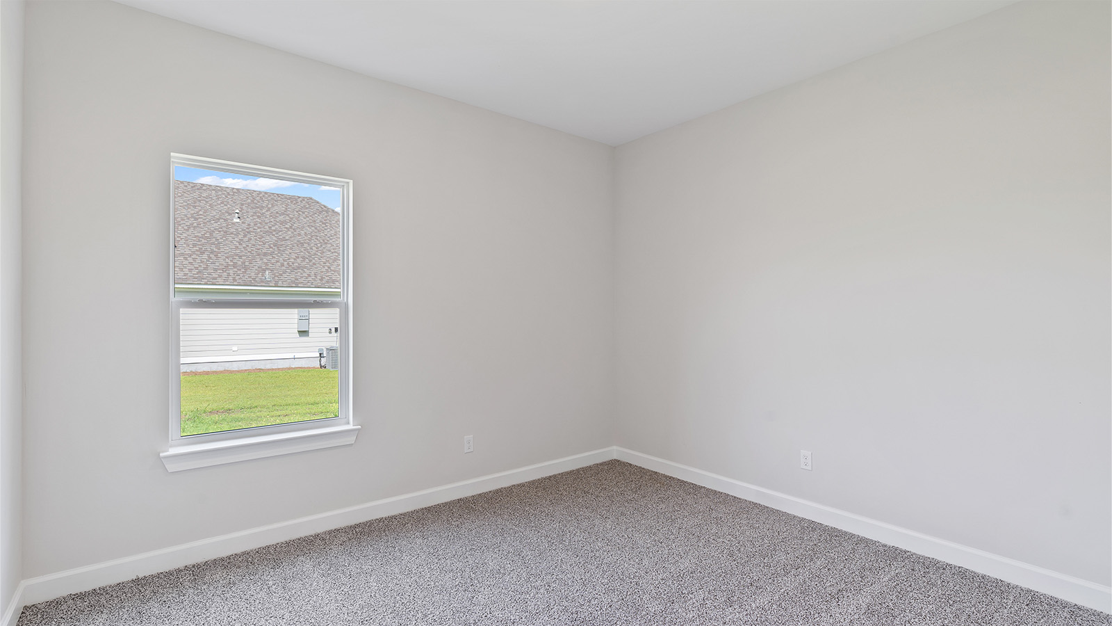 Mohawk carpeted bedrooms, natural lighting, new construction home