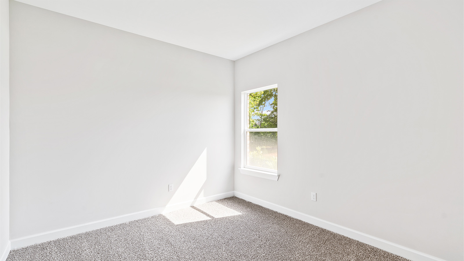 Mohawk carpeted bedrooms, natural lighting, new construction home