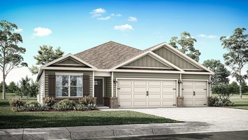Madison floorplan exterior rendering elevation A2