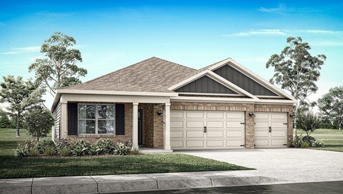 Madison floorplan exterior rendering of elevation B13