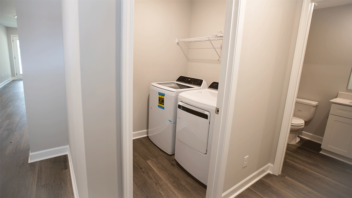 The Oxford floorplan laundry room