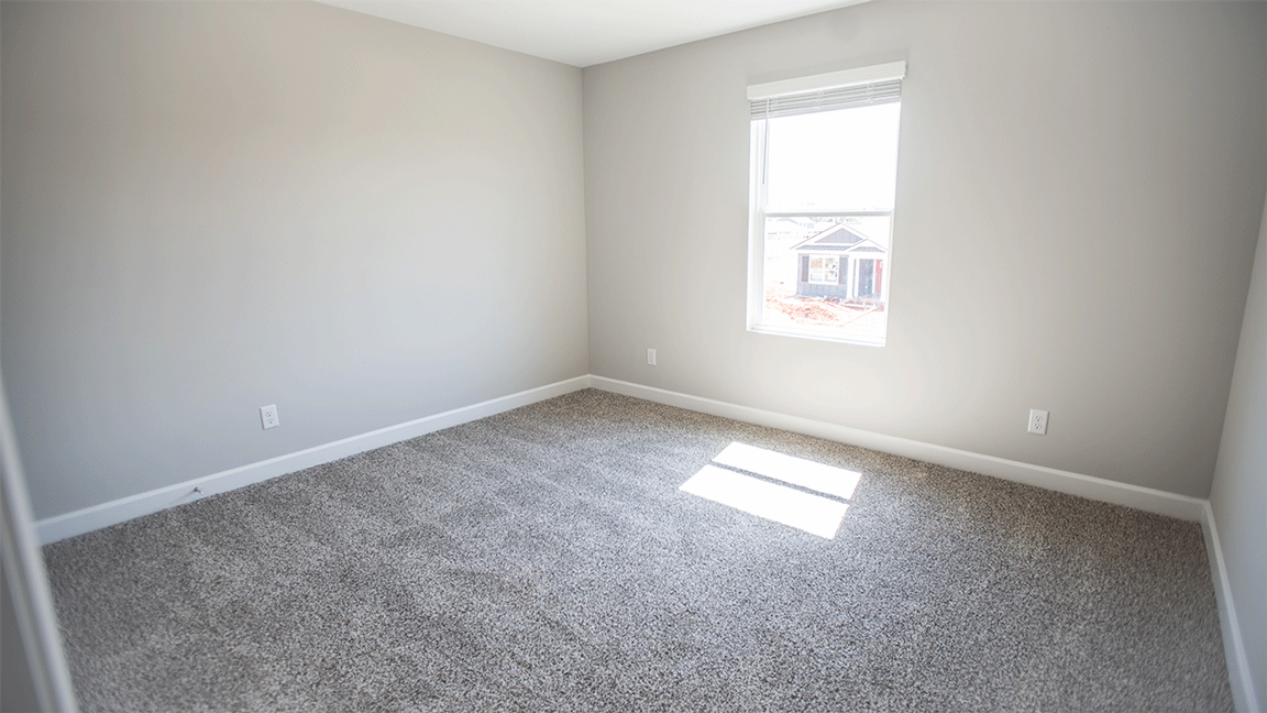The Oxford floorplan bedroom with carpet